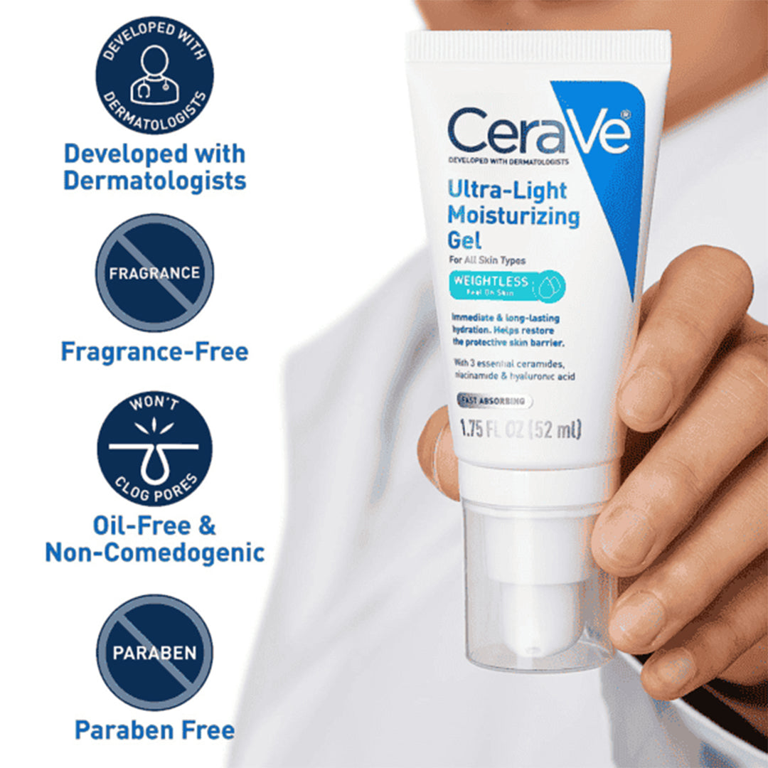CeraVe-Ultra-Light Gel Moisturizer