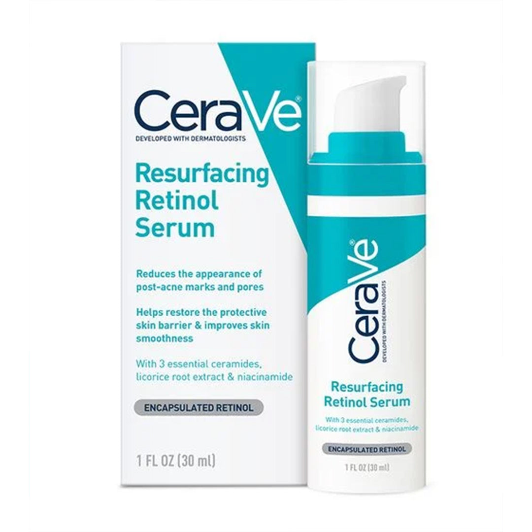 CeraVe Resurfacing Retinol Serum 30ml – original acne mark fading serum in Pakistan