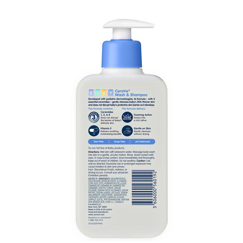 CeraVe Baby Wash and Shampoo
