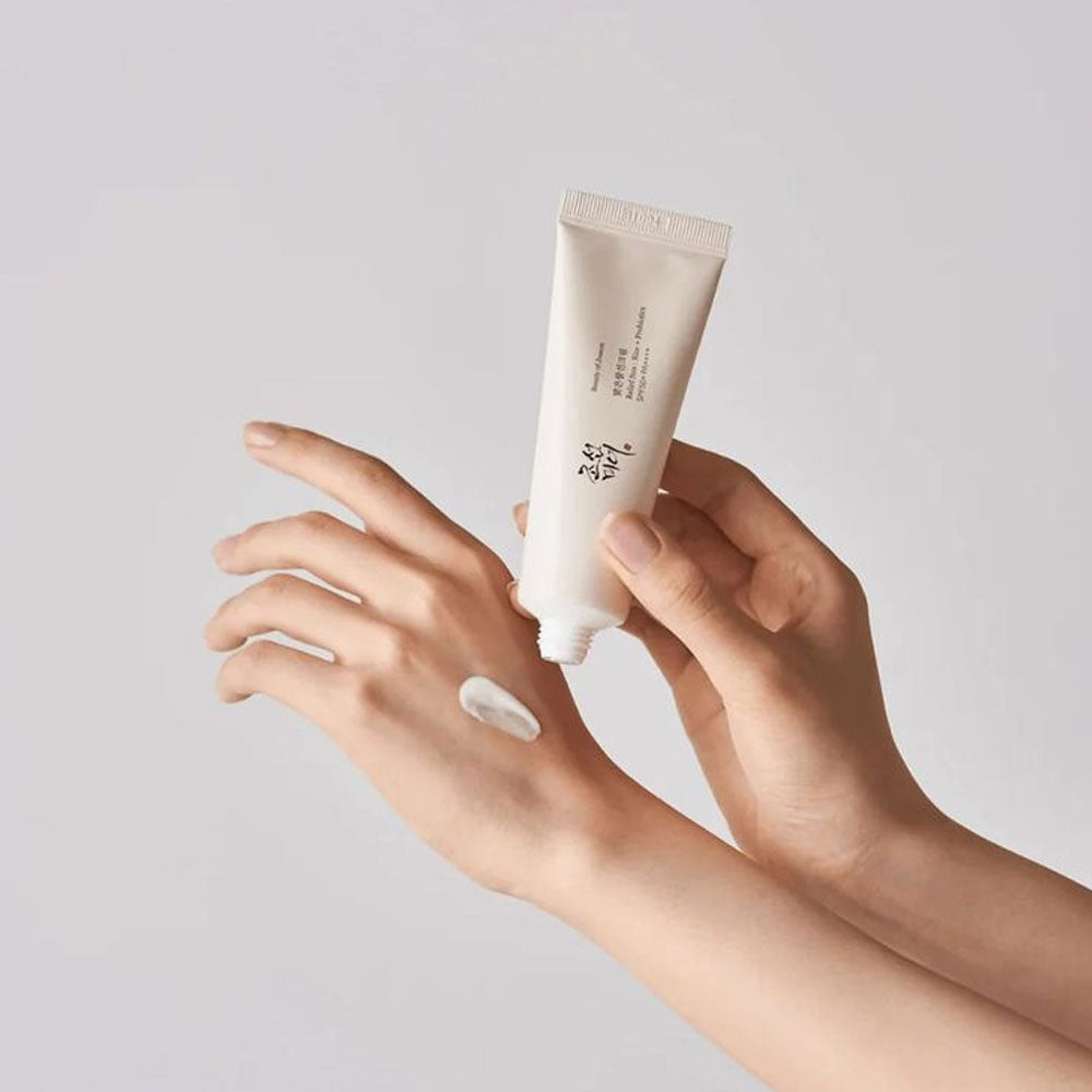Texture of Beauty of Joseon Rice + Probiotics Sunscreen
