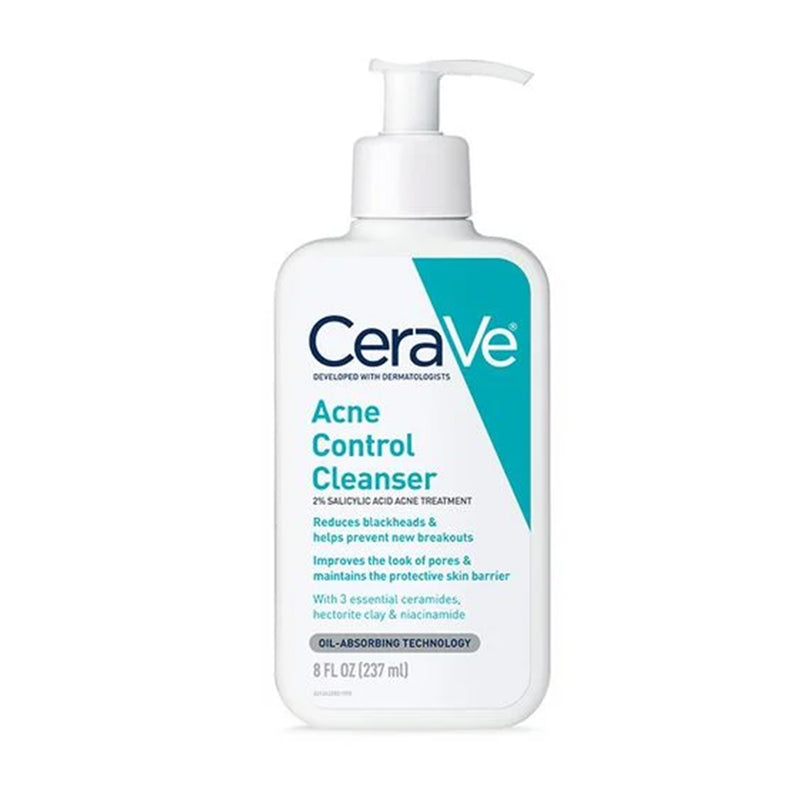 CeraVe Acne Control Cleanser 237ml bottle – acne treatment face wash with salicylic acid in Pakistan
