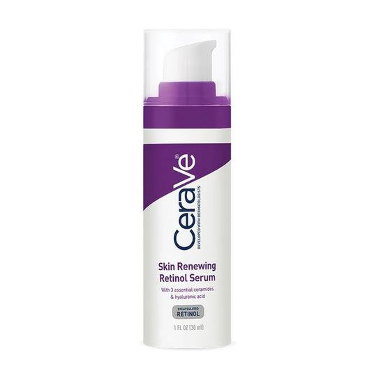 CeraVe Skin Renewing Retinol Serum 30ml - Anti-Aging Face Serum with Retinol and Niacinamide