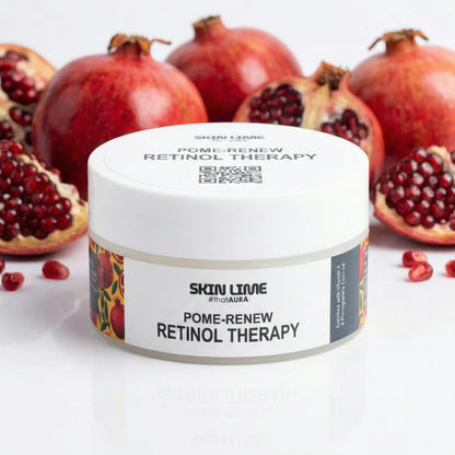 Skin Lime Pome - Renew Retinol Therapy - Immediate Relief from Acne Scars, Dark Spots, Pigmentation, and Fine Lines