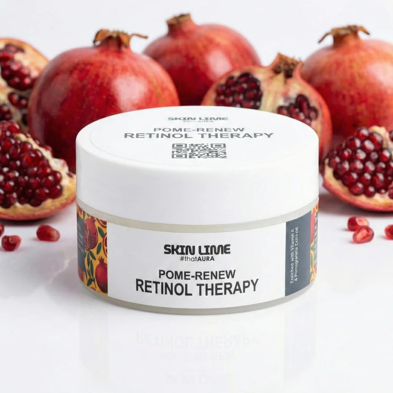 Skin Lime Pome - Renew Retinol Therapy - Immediate Relief from Acne Scars, Dark Spots, Pigmentation, and Fine Lines
