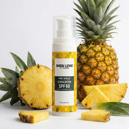 Skin Lime Pine Shield Sunscreen SPF 60 - Zero Acne Breakout