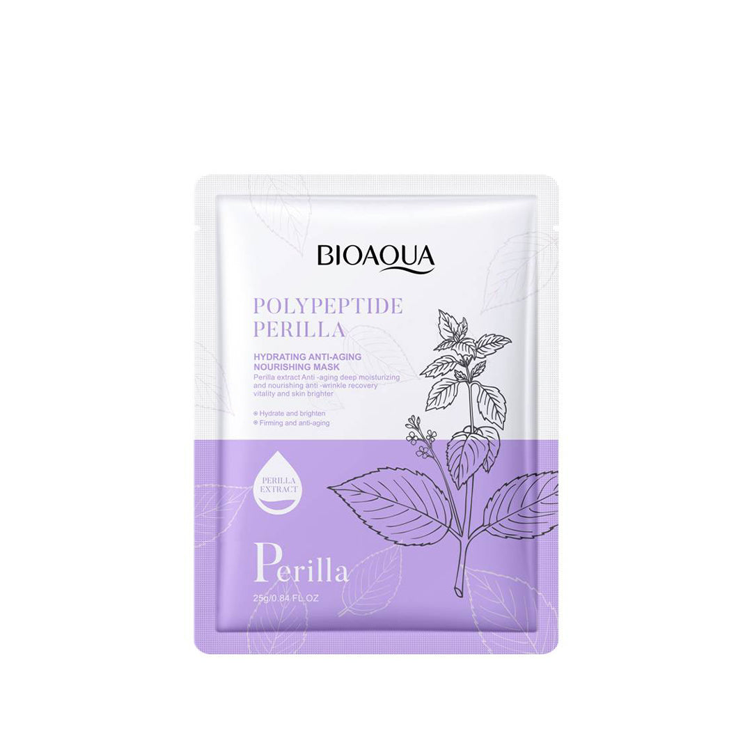 Bioaqua Polypeptide Perilla Hydrating Anti-Aging Face Sheet Mask