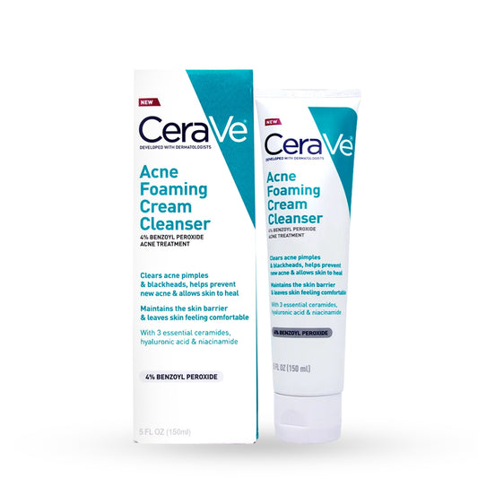 CeraVe Acne Foaming Cream Cleanser, 150ml