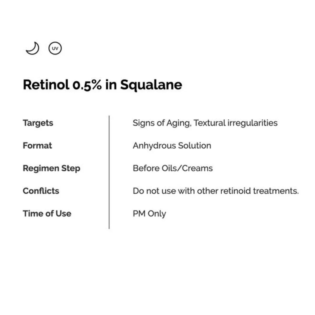 The Ordinary Retinol 0.5% in Squalane