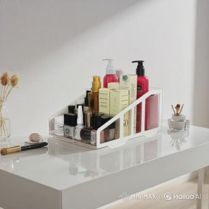 GlowStation™ Acrylic Makeup Organizer + FREE SPF 60 Sunscreen – Pakistan Launch Offer